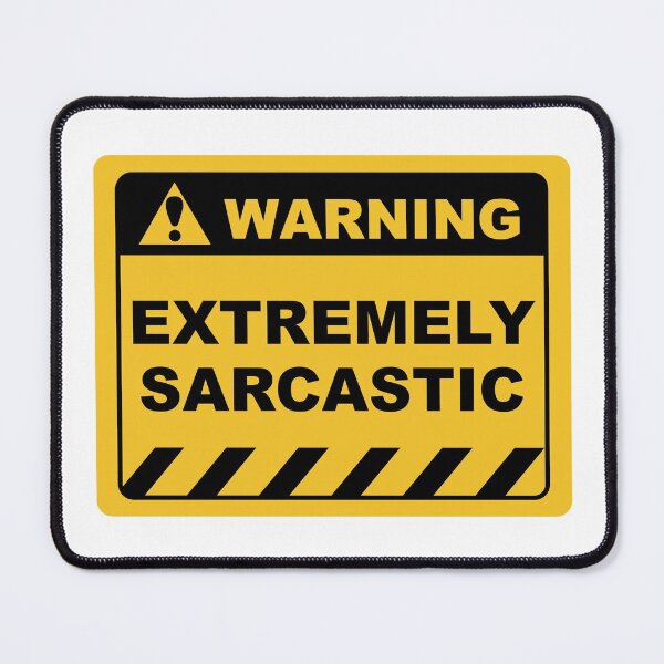 Item preview, Human Warning Sign EXTREMELY SARCASTIC Sayings Sarcasm Humor Quotes designed and sold by ColorMeHappy123.