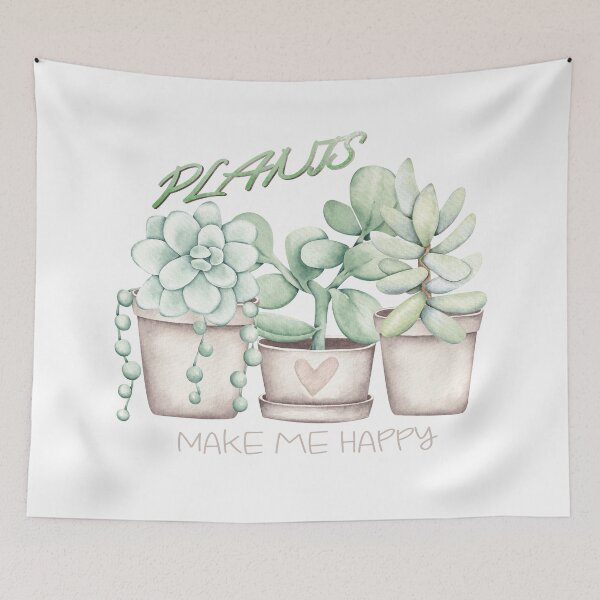 Item preview, Plants make me happy designed and sold by MarinaBDesigns.