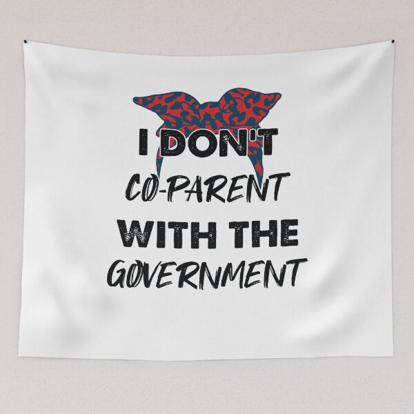 Item preview, Cheetah I Don't Co-Parent With The Government / Funny Parenting Libertarian Mom / Co-Parenting Libertarian Saying Gift  designed and sold by Run to Creations.