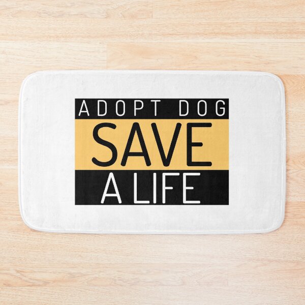 Item preview, Adopt A Dog Save A Life Text design for those who love pet adoption designed and sold by jtancrum61.