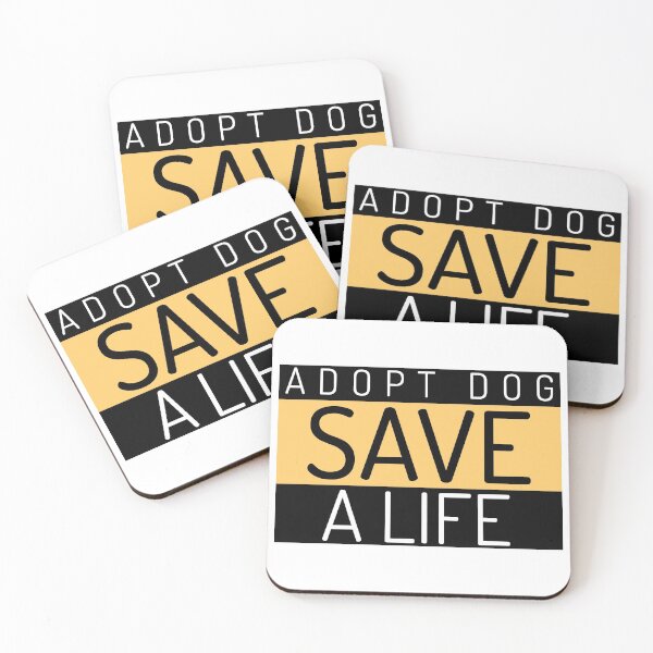 Item preview, Adopt A Dog Save A Life Text design for those who love pet adoption designed and sold by jtancrum61.