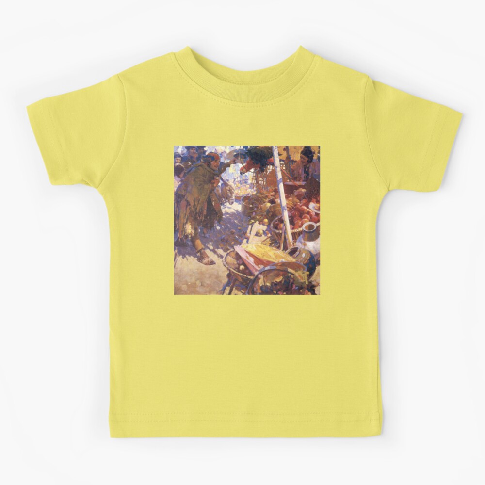 Winnie The Pooh Boy's Retro Character Panels T-Shirt Blue