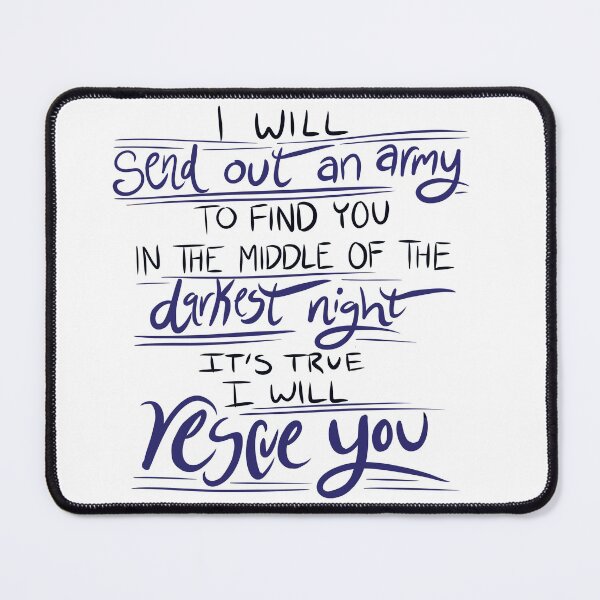 Item preview, I Will Rescue You - Lauren Daigle designed and sold by danielleartsy.