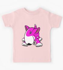 Let's Play English Bull Terrier Pink Kids Tee