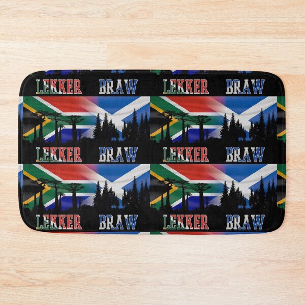 Item preview, South Africa Scotland trees Lekker Braw (CLEAN) designed and sold by SolidEarthArt.