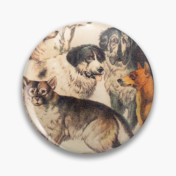 Item preview, Dog breeds vintage art designed and sold by Vintage Designs +.
