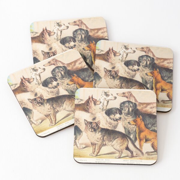 Item preview, Dog breeds vintage art designed and sold by Vintage Designs +.