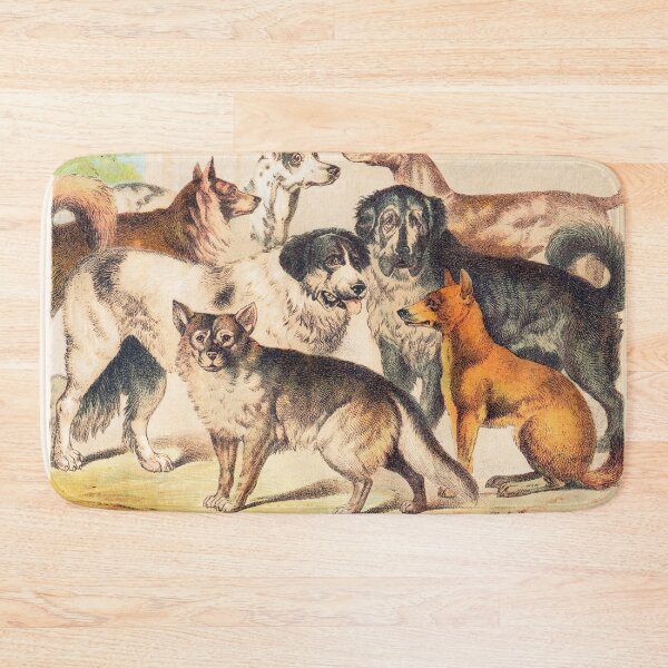 Item preview, Dog breeds vintage art designed and sold by Vintage Designs +.