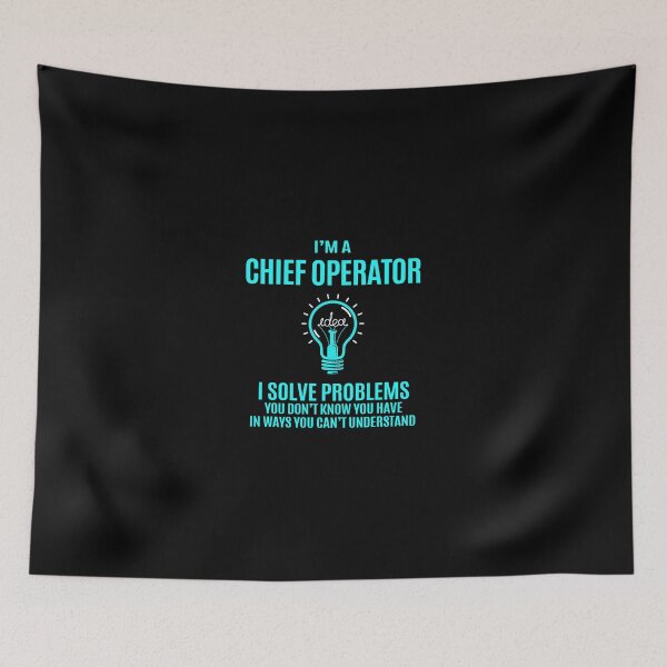 Item preview, Chief Operator T Shirt - Chief Operator I Solve Problems Gift Item Tee designed and sold by elviakenni.