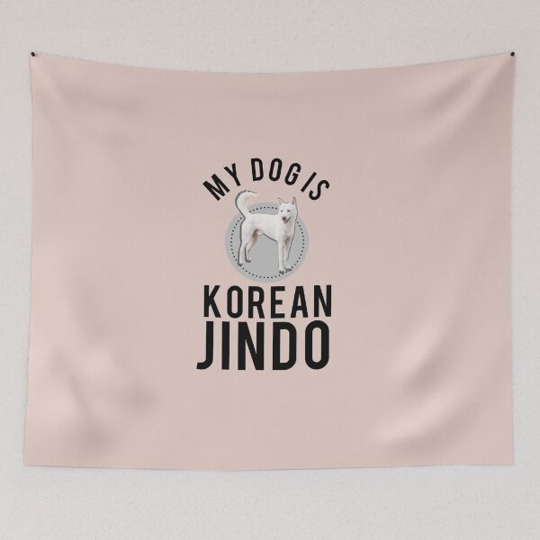 Item preview,  Korean Jindo Dog Lover | My Dog is Jindo | Jindo Mom  designed and sold by JooArtPrints  ★★★★★.