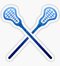 Lacrosse-Stock dunkelblau Sticker