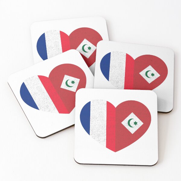 Item preview, Amazigh Rifian French Pride Heart Arrif France Flag Gift designed and sold by cssdru.
