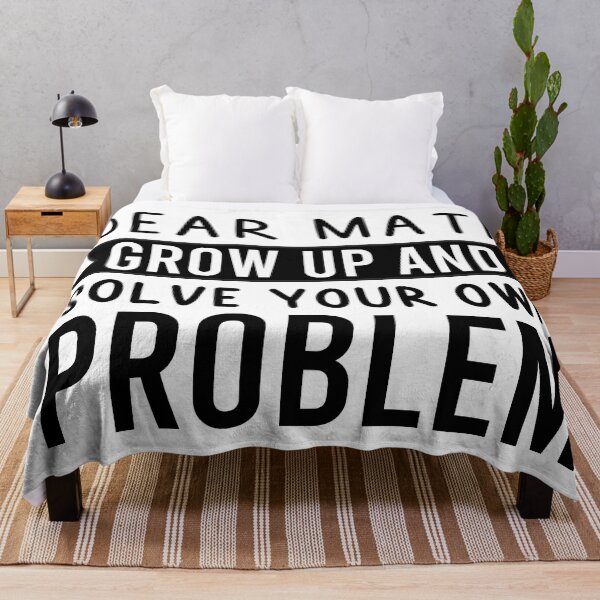 Item preview, Dear Math Grow Up And Solve Your Own Problem designed and sold by BRILMO.