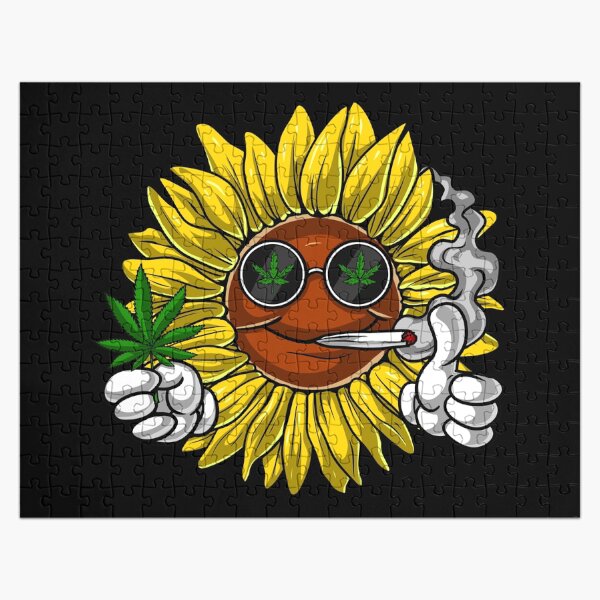 Artikel-Vorschau von Sonnenblumen Hippie Kiffer, designt und verkauft von underheaven.