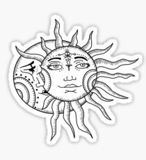 Sonne und Mond Sticker