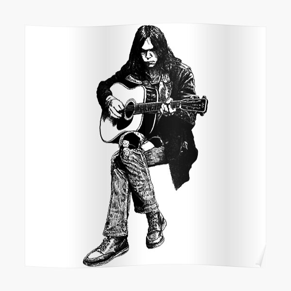 Poster Neil Young Redbubble