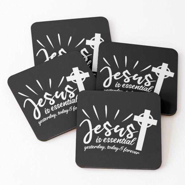 Item preview, Jesus is essential yesterday today and forever - Christian Saying Quote designed and sold by ChristianLife.