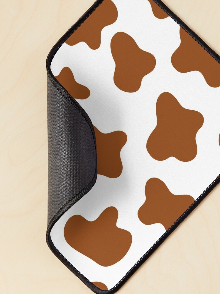 Tawny Brown Cow Spots Pattern (brown/white) Art Print by Design Minds  Boutique