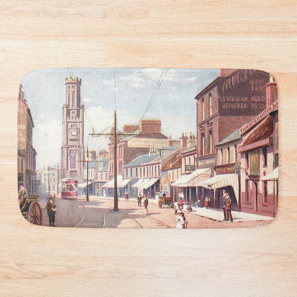 Aperçu de l'œuvre Illustration vintage de High Street, Ayr créée et vendue par yourscotland.