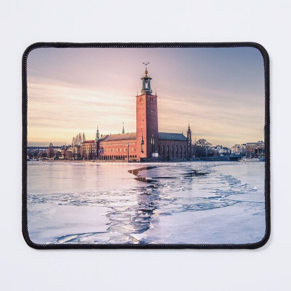 Aperçu de l'œuvre Hôtel de ville de Stockholm en hiver créée et vendue par Nicklas81.