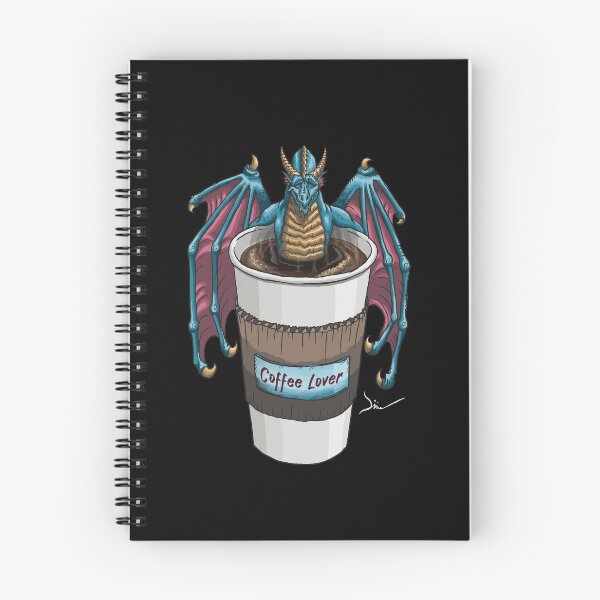 Item preview, Dragon Coffee Lover (dark) designed and sold by DiiMotion.
