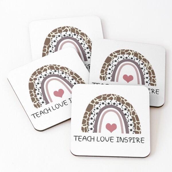 Item preview, Teach Love Inspire Rainbow designed and sold by Inkwell-TikNik.