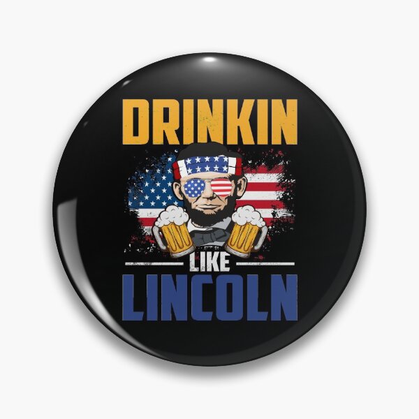 Item preview, Drinkin' Like Lincoln Funny 4th of July Vintage Party designed and sold by Urlan.