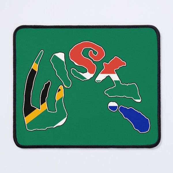 Item preview, EISH! South African flag text slang funny designed and sold by SolidEarthArt.