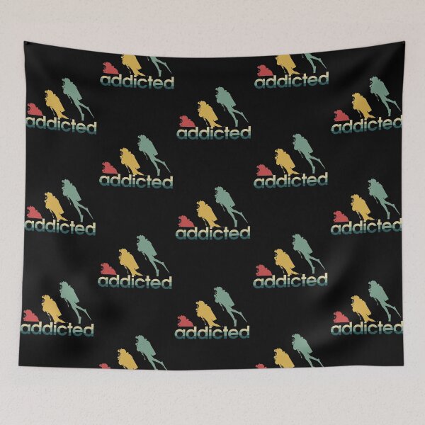 Item preview, Scuba diving addicted vintage designed and sold by CactusDesigns68.