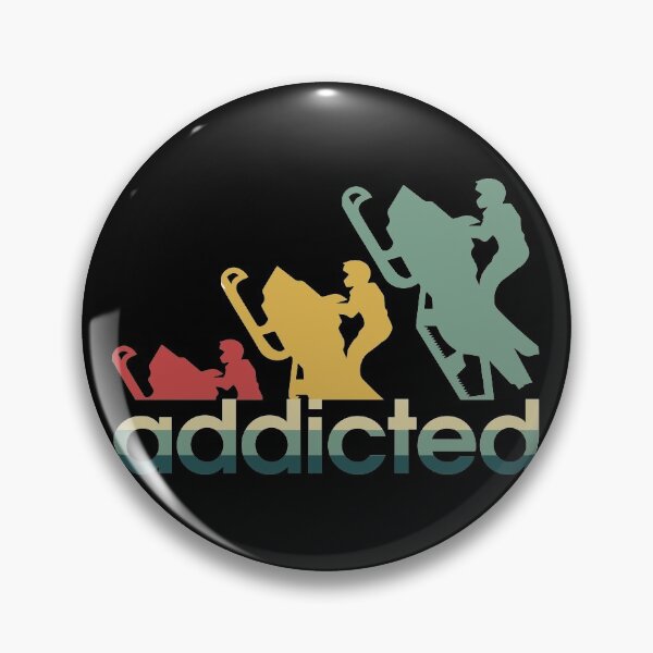 Item preview, Snowmobile addicted  vintage designed and sold by CactusDesigns68.