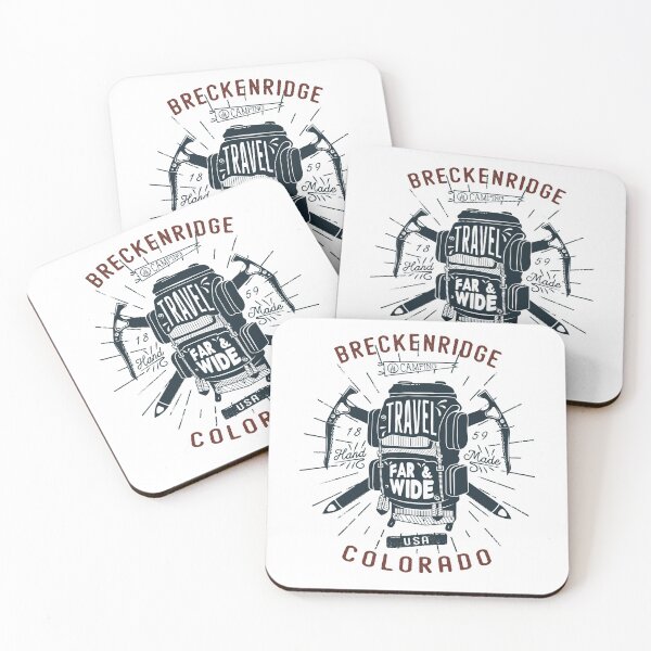 Item preview, Breckenridge Colorado Backpack Gear Retro designed and sold by KrisSidDesigns.