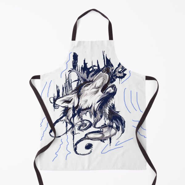 Item preview, Wolf howling during the night designed and sold by Maw Killy.
