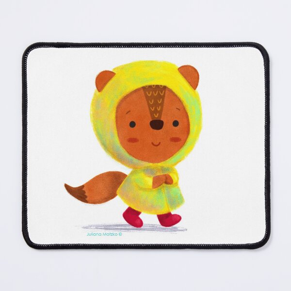 Item preview, Squirrel with Raincoat designed and sold by julianamotzko.