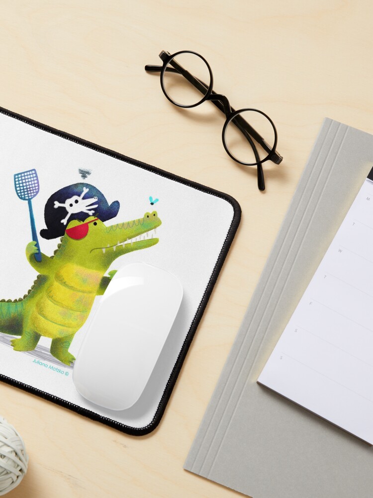 Alternate view of Captain Pirate Crocodile Mouse Pad