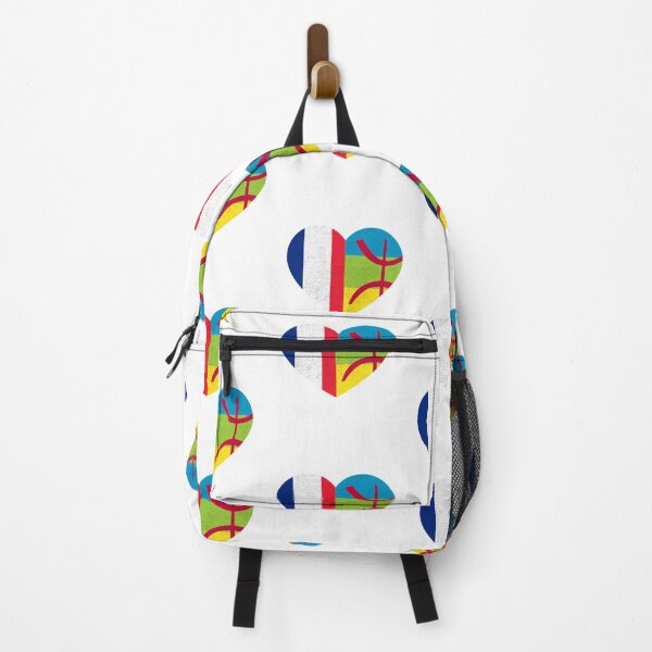 Item preview, Amazigh Kabyle French Pride Heart Tamazgha France Flag Gift designed and sold by cssdru.
