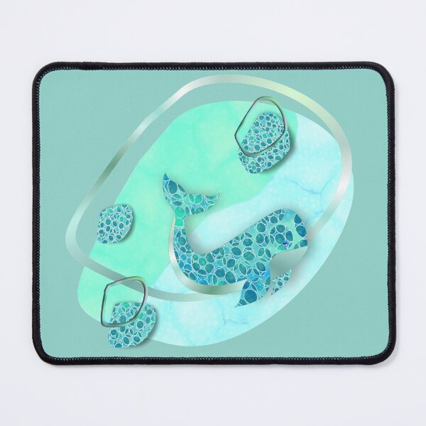 Item preview, WHALE ON MARBLE OCEAN 286. designed and sold by sana90.