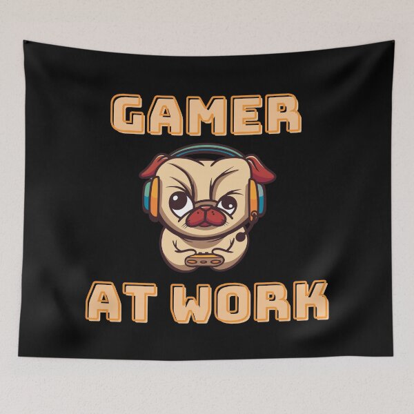 Item preview, Gamer at work designed and sold by Cattigal.