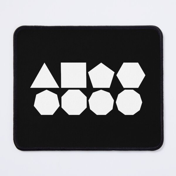 Item preview, Eight White Polygons designed and sold by Zeeph.