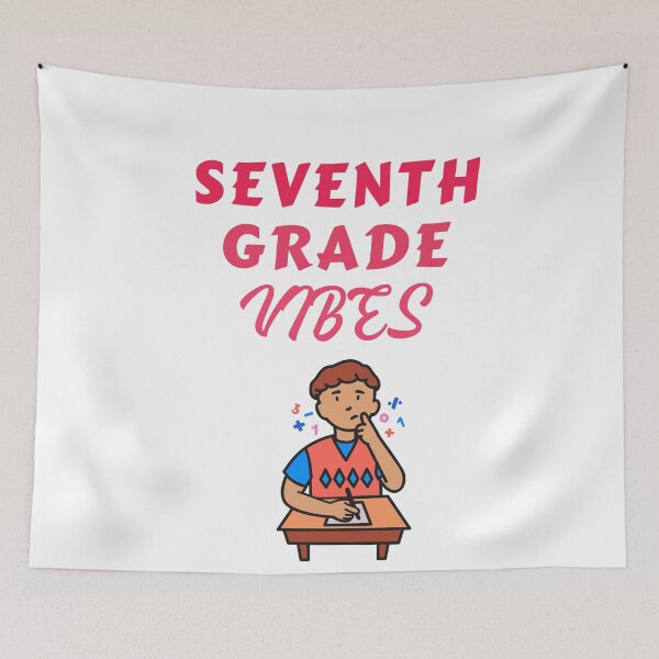 Item preview, Seventh Grade Vibes - Hello Seventh Grade designed and sold by Club7Studios.