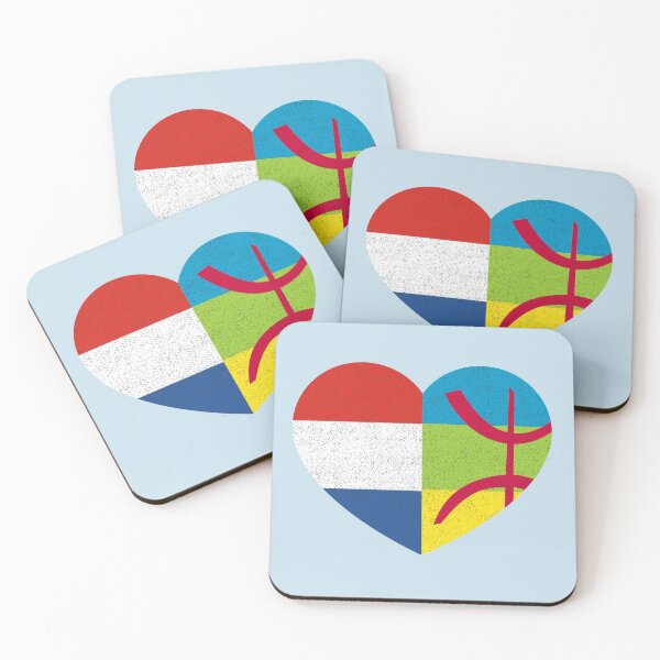 Item preview, Amazigh Dutch Pride Heart Tamazgha Netherlands Flag Gift designed and sold by cssdru.