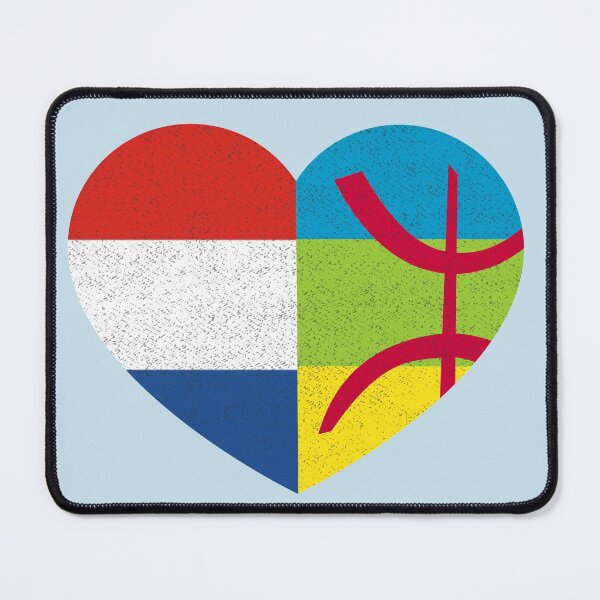 Item preview, Amazigh Dutch Pride Heart Tamazgha Netherlands Flag Gift designed and sold by cssdru.