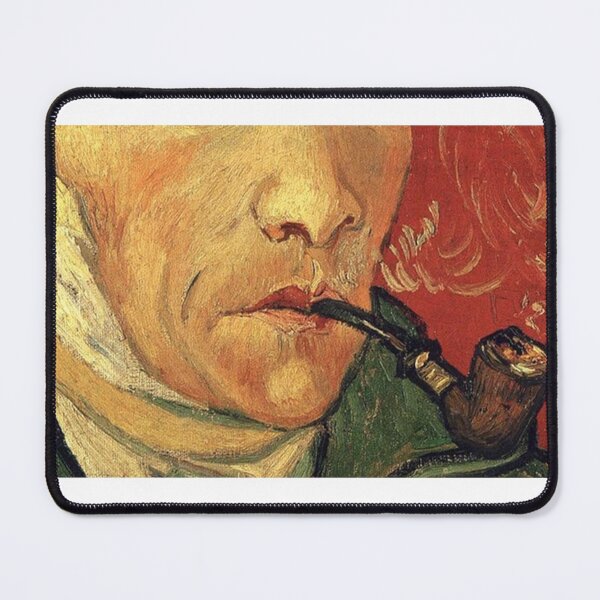 Item preview, Vincent Van Gogh self portrait with bandaged ear and pipe. designed and sold by johnta17.
