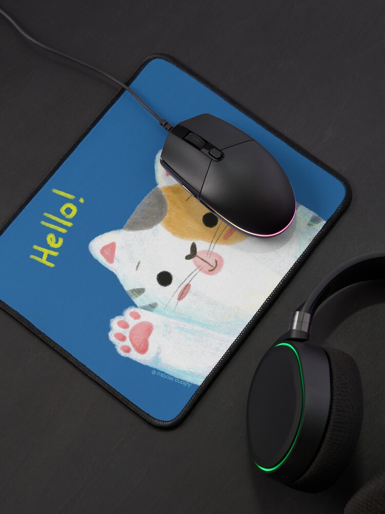 Alternate view of Hello Cat Mouse Pad