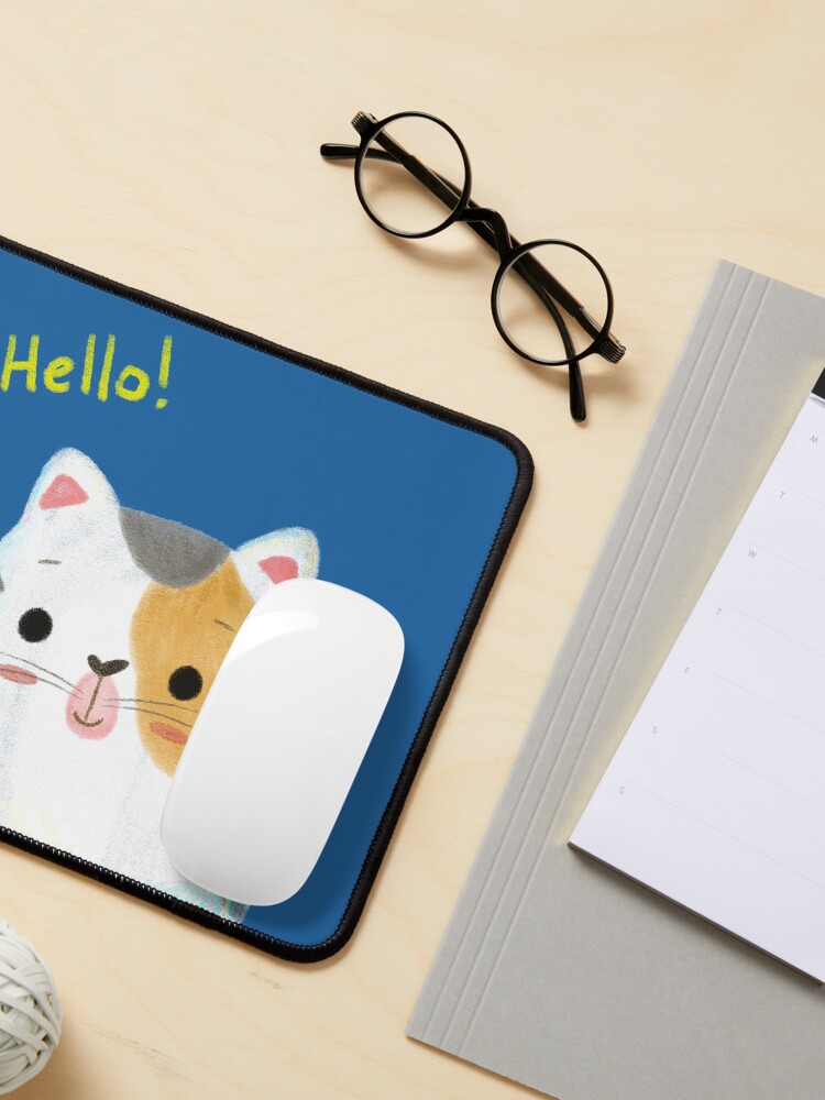 Alternate view of Hello Cat Mouse Pad