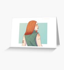Punk Nat Greeting Card