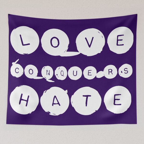Item preview, Love conquers hate-2 designed and sold by craig777red.