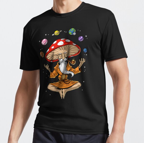 Magic Mushroom Buddha Active T-Shirt