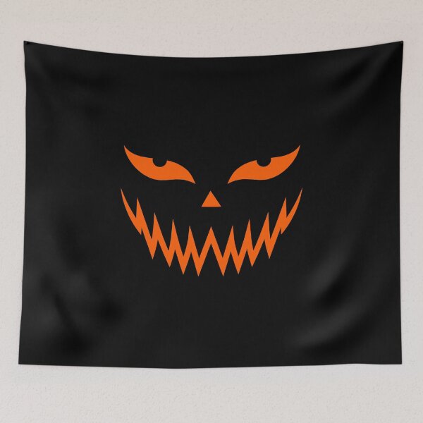 Item preview, Evil Scary Face - Pumpkin - Halloween Spirit - We Are Not Afraid designed and sold by Sun Sand & Sea Art.