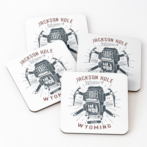 Item preview, Jackson Hole Wyoming Backpack Gear Retro designed and sold by KrisSidDesigns.