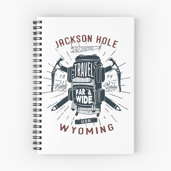 Item preview, Jackson Hole Wyoming Backpack Gear Retro designed and sold by KrisSidDesigns.